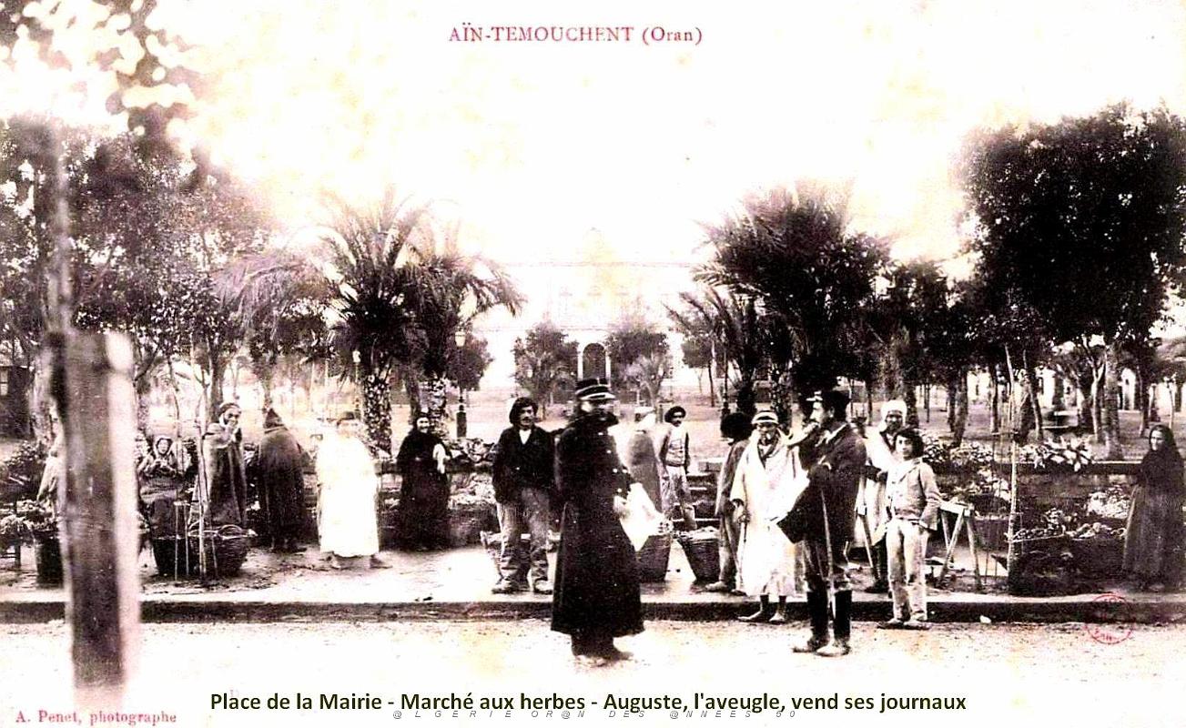 1697- Ain-Temouchent - Place de la Mairie - Le Marche aux herbes.jpg
